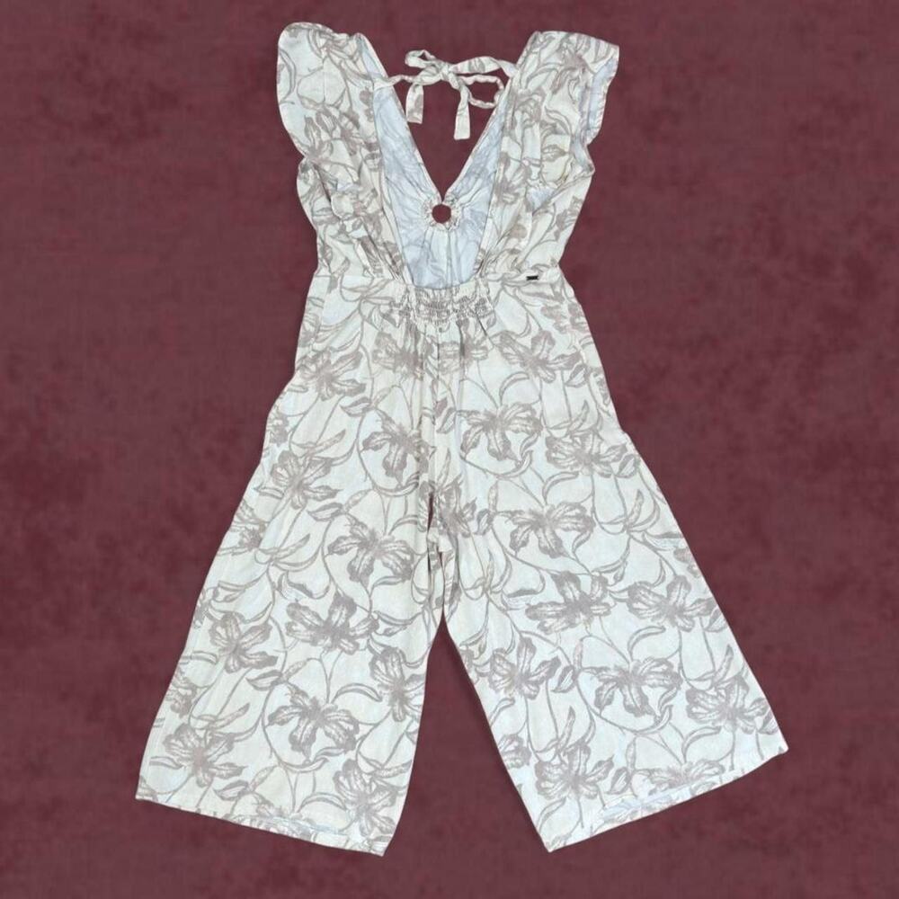 Oneill floral wide leg cutout